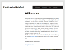 Tablet Screenshot of plastikfreies-bielefeld.de